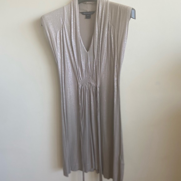 French Connection Shimmery Silver Dress - Picture 5 of 7